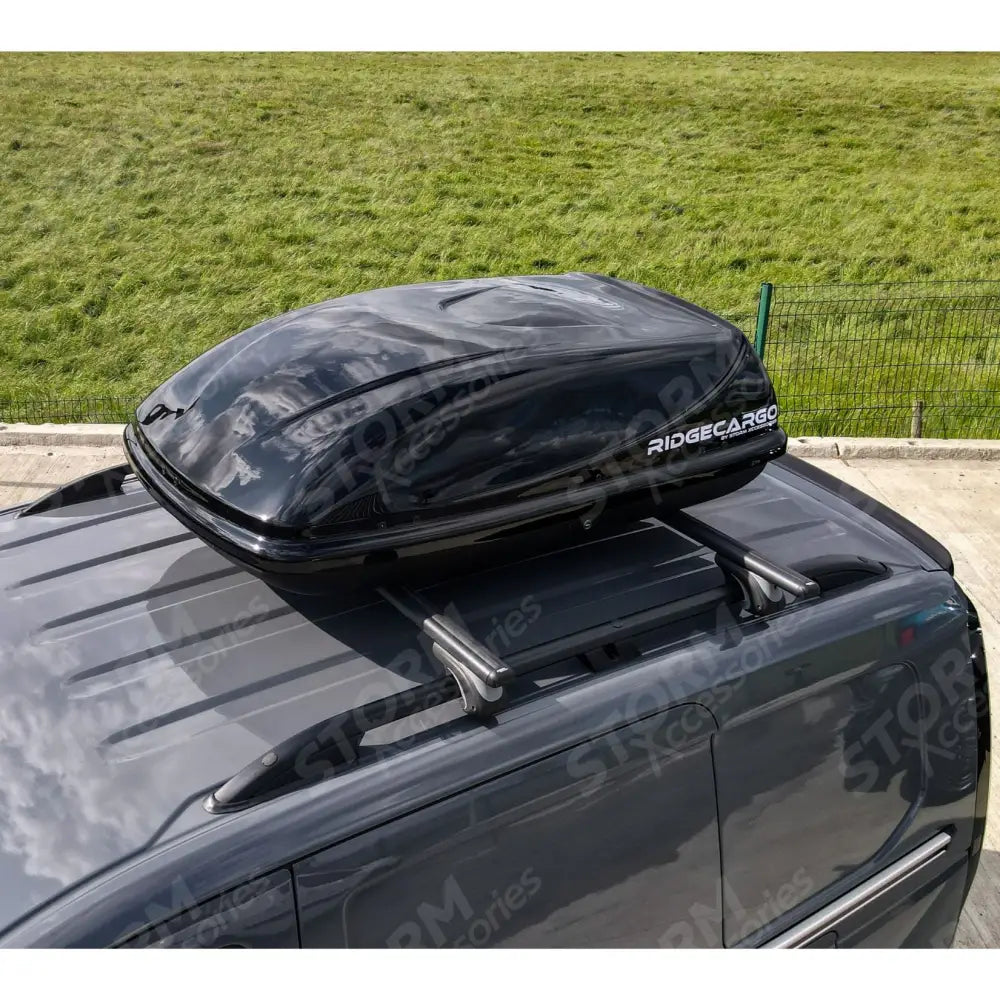Ridgecargo Series 380l Roof Box In Black - 1350 X 380 X 890mm