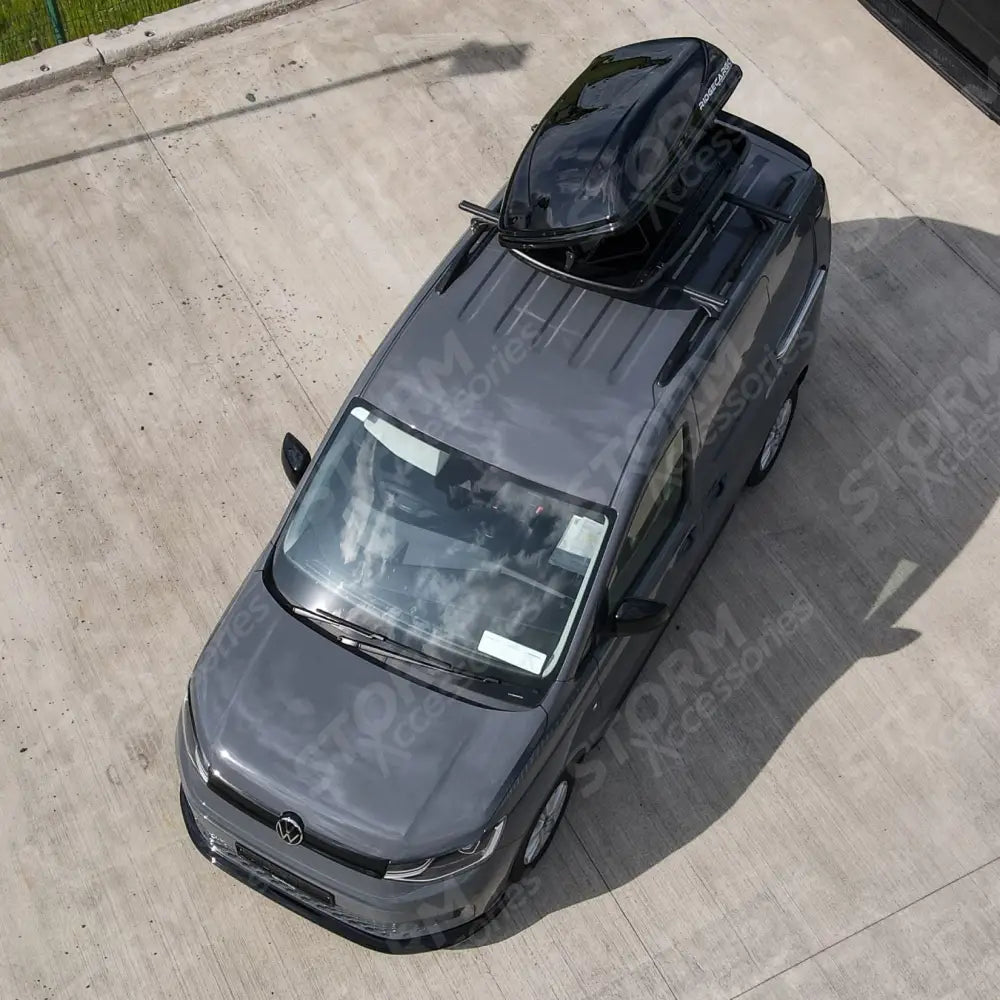 Ridgecargo Series 380l Roof Box In Black - 1350 X 380 X 890mm