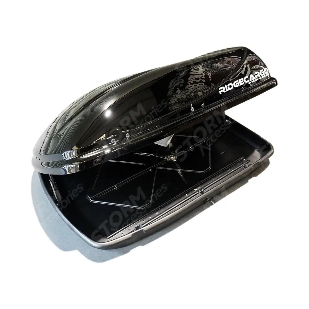 Ridgecargo Series 380l Roof Box In Black - 1350 X 380 X 890mm