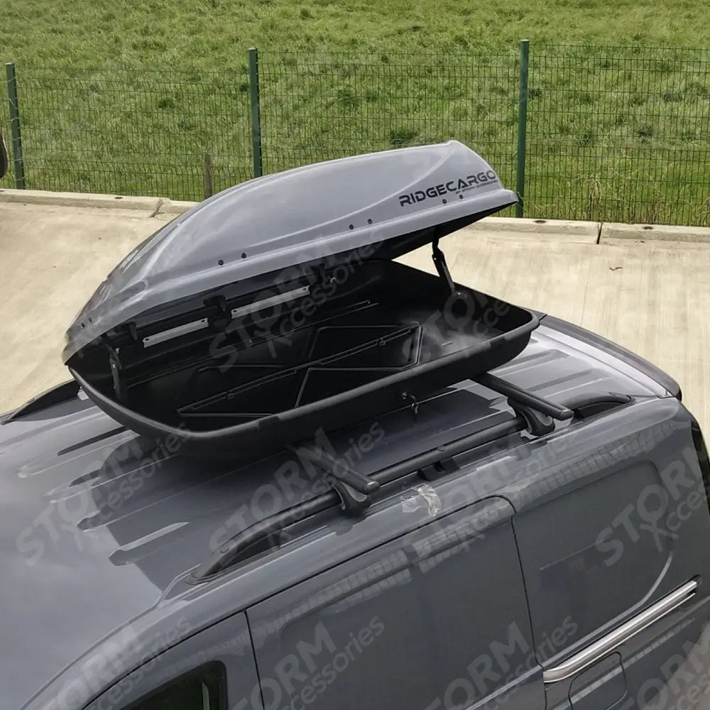 Ridgecargo Series 380l Roof Box In Grey - 1350 X 380 X 890mm