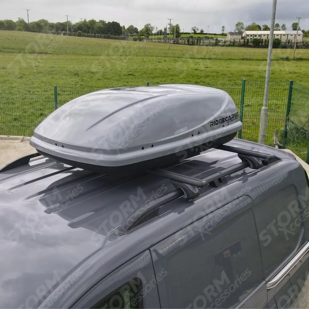 Ridgecargo Series 380l Roof Box In Grey - 1350 X 380 X 890mm