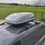 Ridgecargo Series 380l Roof Box In Grey - 1350 X 380 X 890mm