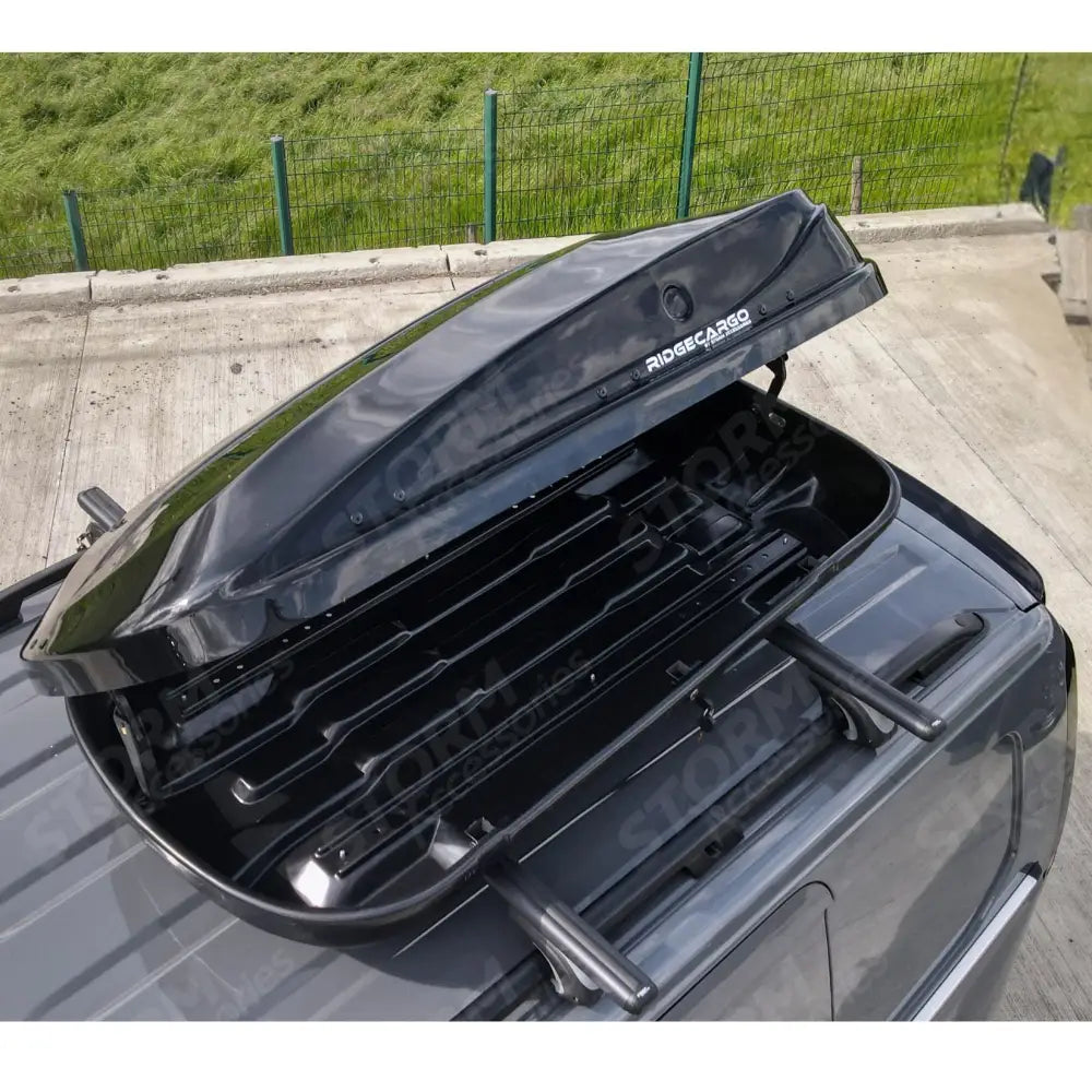 Ridgecargo Series 400l Roof Box In Black - 140 X 38 X 76cm