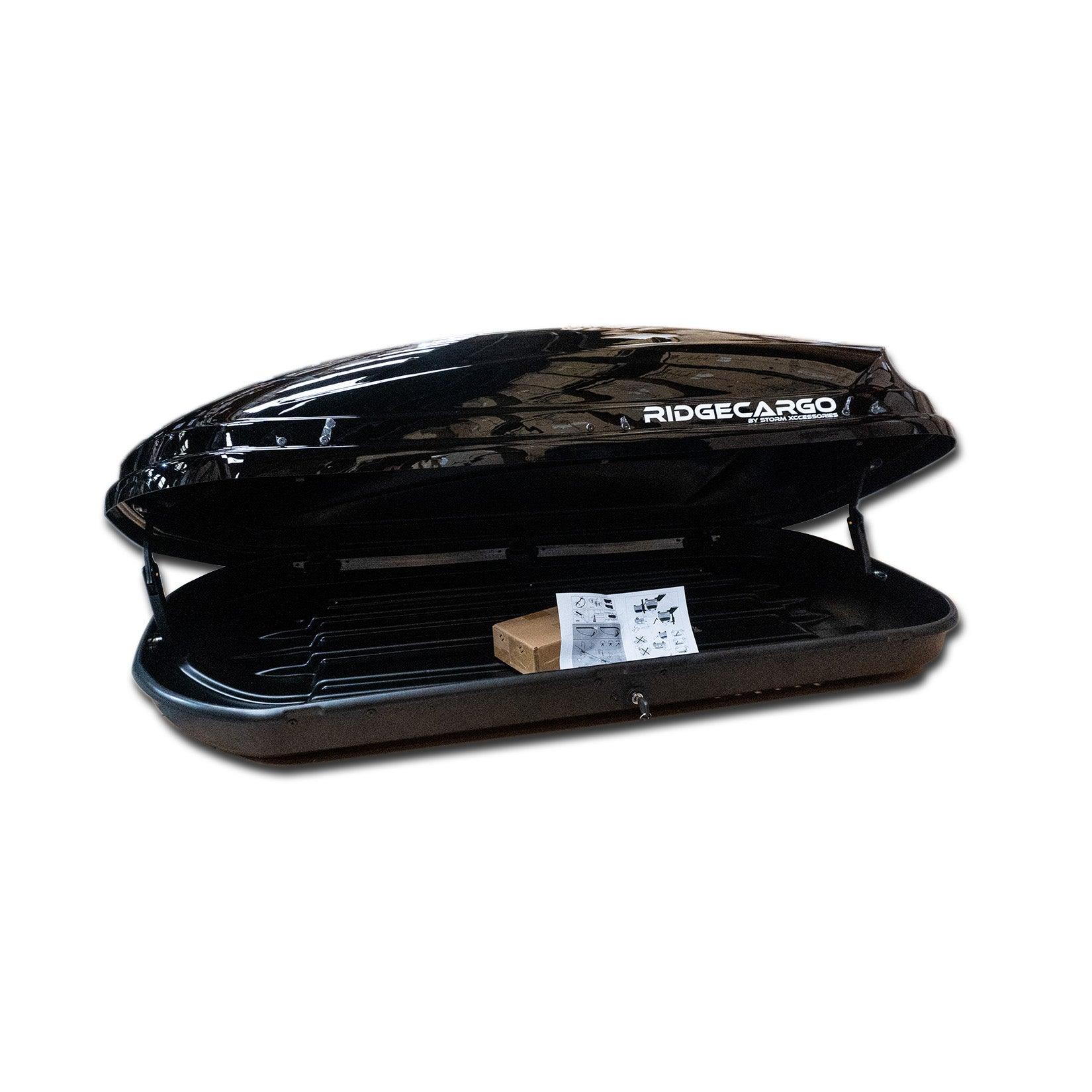 RIDGECARGO SERIES 550L ROOF BOX IN BLACK - 1730 X 430 X 800CM - Storm Xccessories