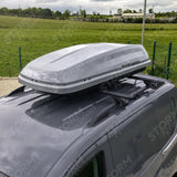 Ridgecargo Series 550l Roof Box In Grey - 173 X 43 X 80cm