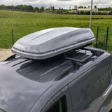 Ridgecargo Series 550l Roof Box In Grey - 173 X 43 X 80cm