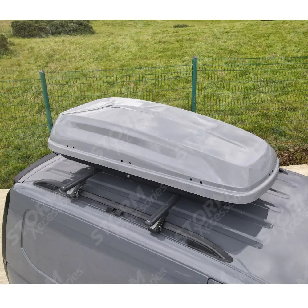 Ridgecargo Series 550l Roof Box In Grey - 173 X 43 X 80cm