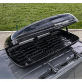 Ridgecargo Series 600l Roof Box In Black - 178 X 42 X 80cm