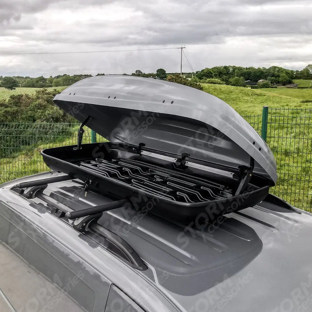 Ridgecargo Series 600l Roof Box In Grey- 178 X 42 X 80cm