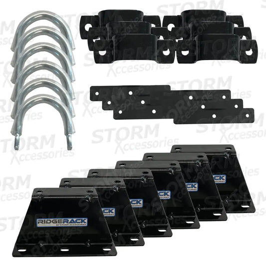 Ridgerack Roof Rack Rails 3 Bars Style For Vw Caddy 2004 On