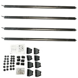 Ridgerack Roof Rack Rails V2 4 Bars Style In Black For Ford Transit MK8 2014 on