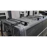 Ridgerack Roof Rack V2 3 Bars Style In Black For Renault Trafic - Vauxhall Vivaro 2014 On