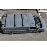 Ridgerack Roof Rack V2 3 Bars Style In Black For Renault Trafic - Vauxhall Vivaro 2014 On