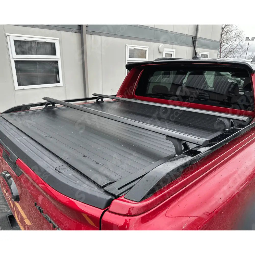 Ridgerail Crossbars - Cross Bars Rails For Roll Top Tonneau Cover - Black