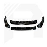 Risper Front Splitter Lip Gloss Black For Audi Q8 S Line 2018+