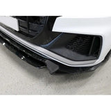 Risper Front Splitter Lip Gloss Black For Audi Q8 S Line 2018+