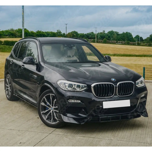 Risper Front Splitter Lip Gloss Black For Bmw X3 G01 2018-2021