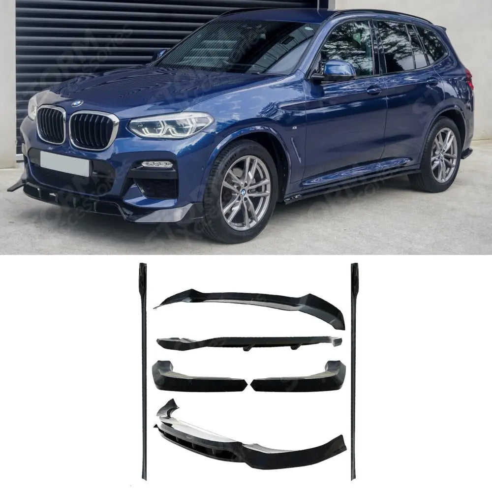 Risper Full Aero Kit In Gloss Black For Bmw X3 G01 2018-2021