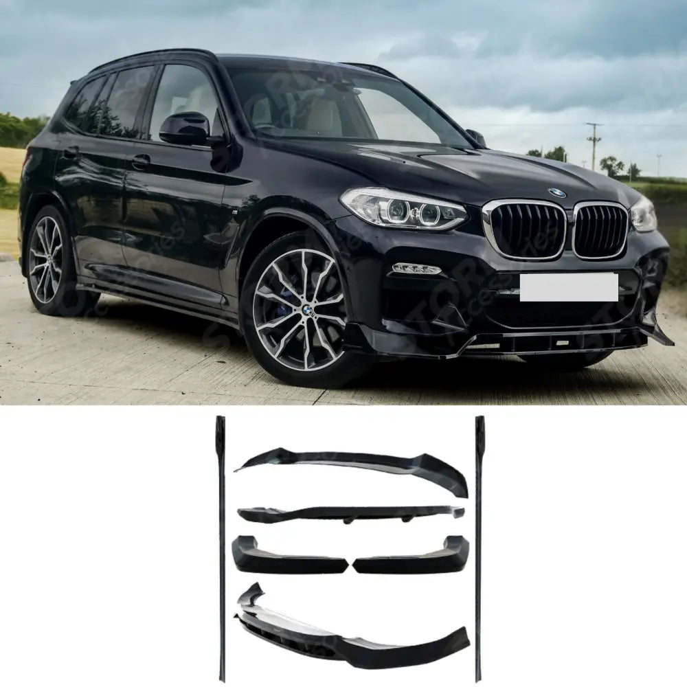 Risper Full Aero Kit In Gloss Black For Bmw X3 G01 2018-2021