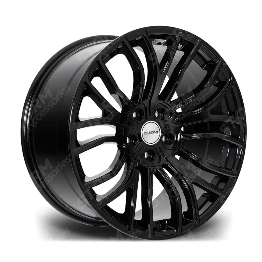 Riviera R191 Gloss Black - 20 Inch Alloys - 5x120 - Qty 1