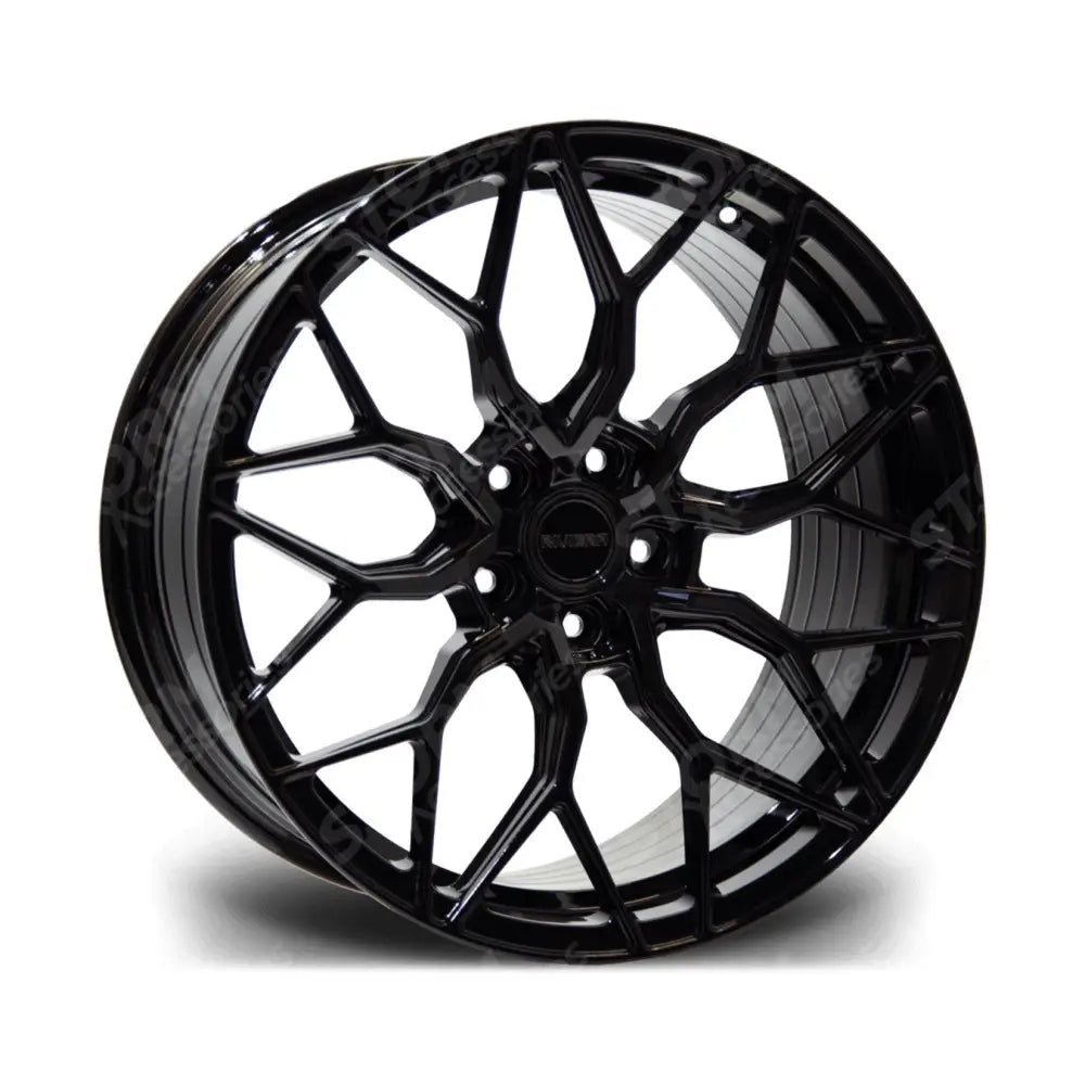 Riviera Rf108 Gloss Black - 22 Inch Alloys - 5x120