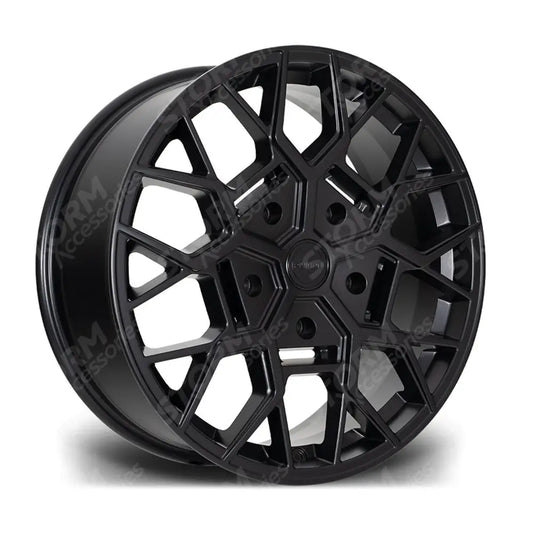 Riviera Rtx Satin Black - 20 Inch Alloys - 5x160 - Qty 1