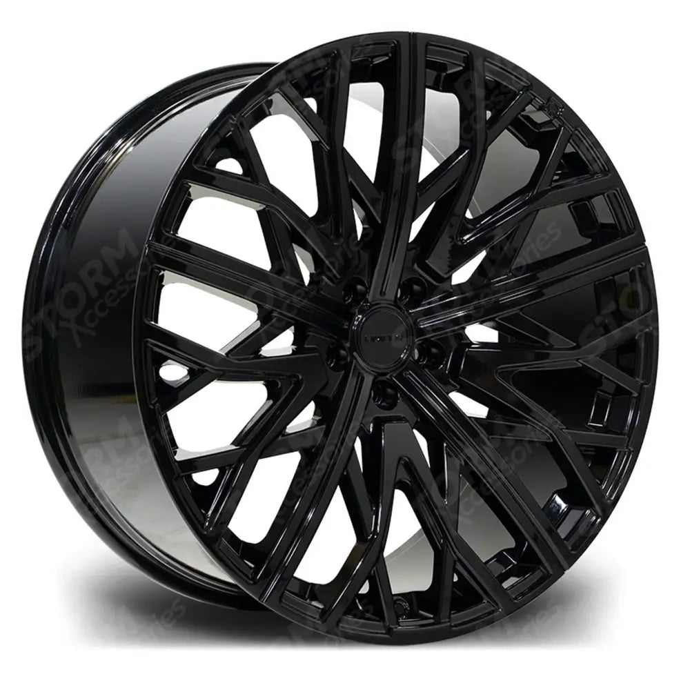 Riviera Rv131 Gloss Black 23 Inch Alloys - 5x120 35 74.1