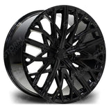 Riviera Rv131 Gloss Black 23 Inch Alloys - 5x120 35 74.1