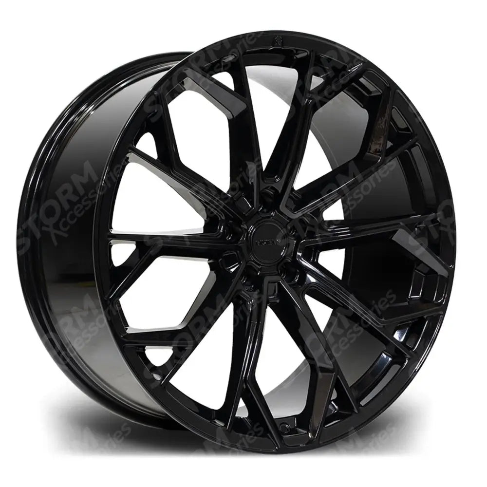 Riviera Rv133 Gloss Black 23 Inch Alloys - 5x120 35 74.1 - Qty 1