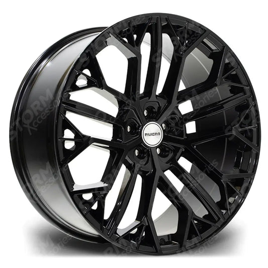 Riviera Rv198 Alloys - 22 Inch 5ã—120 In Gloss Black Qty 1