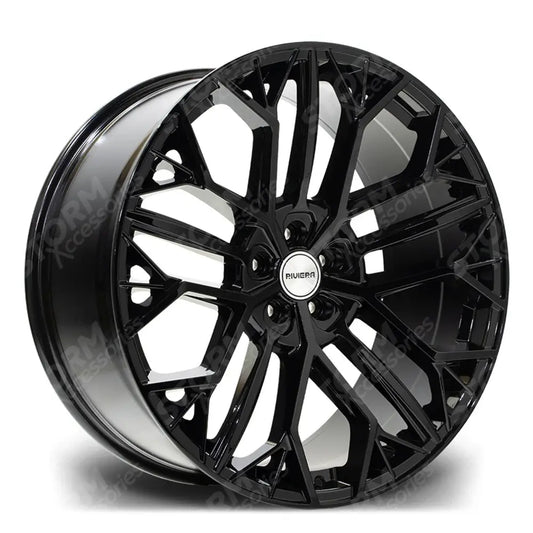 Riviera Rv198 Gloss Black 23 Inch Alloys - 5x120 35 72.6 - Qty 1