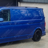 Roof Bars Black For Vw T5 - T6 - T6.1 Lwb Aluminium