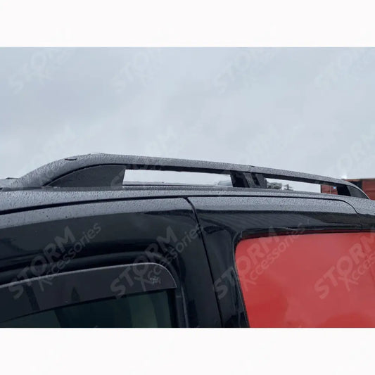 Roof Bars Roof Rails Black Pair For Citroen Berlingo Peugeot Partner LWB 2018 On
