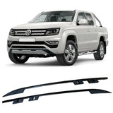 Roof Bars Rails Black Style 2 For Vw Amarok 2010-2022- Double Cab