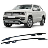 Roof Bars Rails Black Style 2 For Vw Amarok 2010-2022- Double Cab