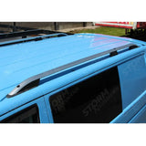 Roof Bars Silver For Vw T5 - T6 - T6.1 Lwb Aluminium
