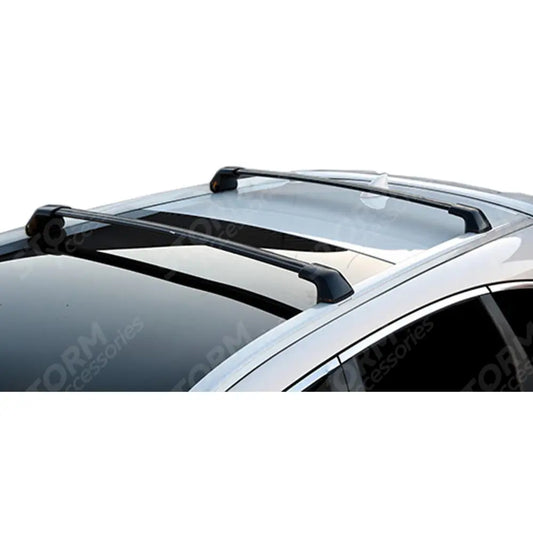 Roof Cross Bar Crossbars Set Black Pair For Honda Crv 2017 On
