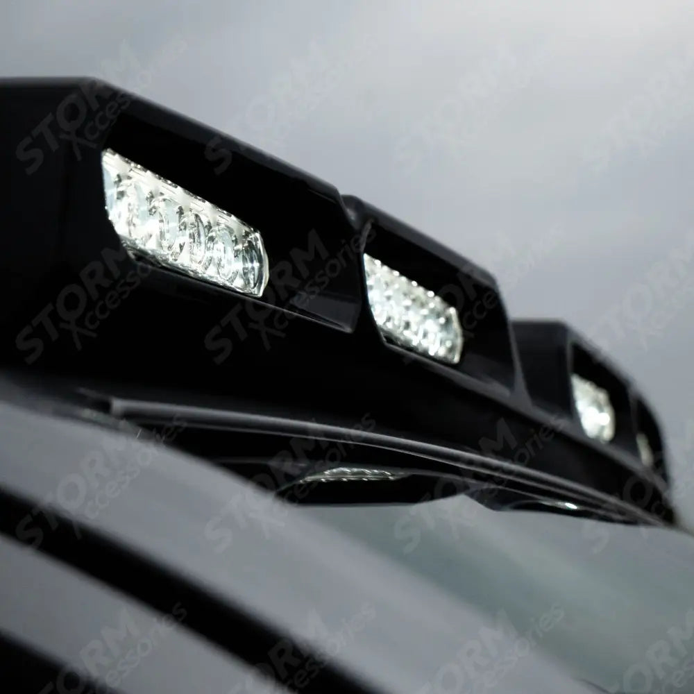 Roof Light Pod Gloss Black For Toyota Hilux 2016 On