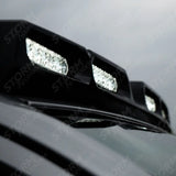Roof Light Pod Gloss Black For Toyota Hilux 2016 On