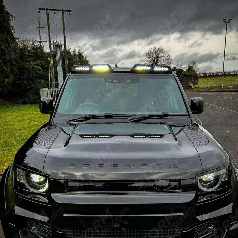 Roof Light Pod V2 - Gloss Black For Landrover Defender L663 2020+