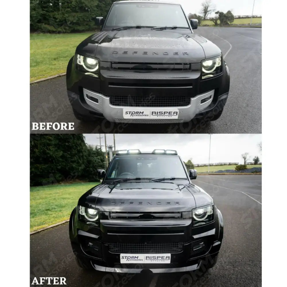 Roof Light Pod V2 - Gloss Black For Landrover Defender L663 2020+