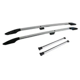 Roof Rails And Cross Bars Lwb Set Silver For Vw Transporter T5 - T6