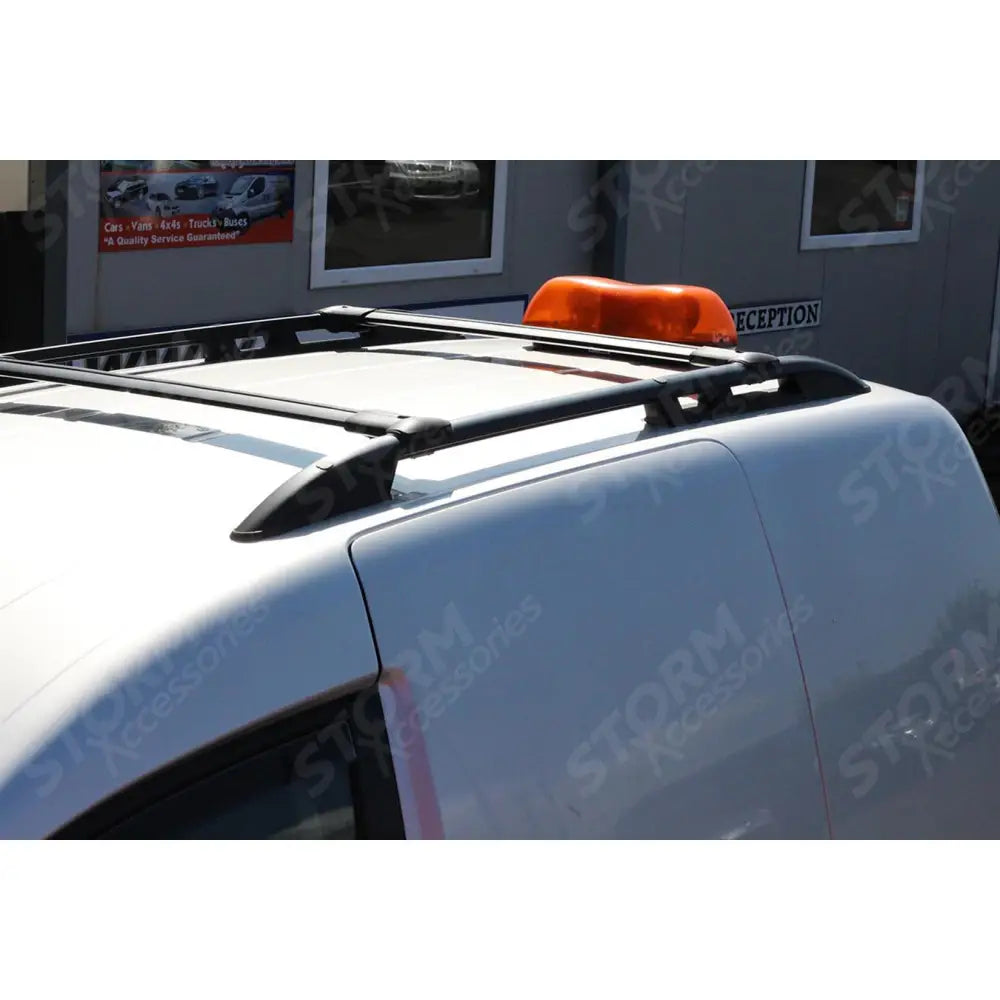 Roof Rails And Cross Bars Set Black For Vw Caddy 2010-2020