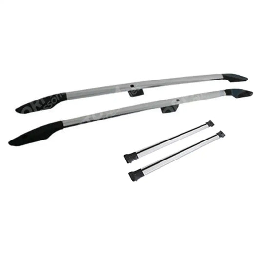 Roof Rails And Cross Bars Set Silver For Citroen Berlingo SWB 2018 On