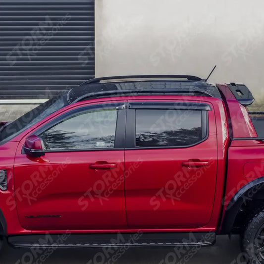 Roof Rails In Black Pair For Ford Ranger T9 2023 On