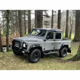 Running Boards Side Steps Pair Black For Land Rover Defender 110 STX Style