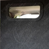 Second Row Carpeted & Embossed Bulkhead With Clear Panel For Volkswagen Transporter T7 2025+