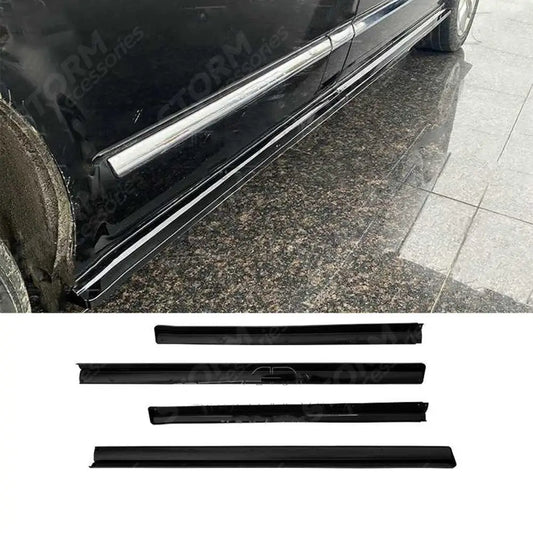 Side Skirt Splitters 2 Piece In Gloss Black For Volkswagen Transporter T6 SWB 2015-2019