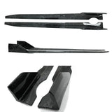Side Skirt Splitters In Carbon Look Black Knight For Bmw X5 G05 2018+