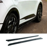 Side Skirt Splitters In Gloss Black For Kia Sportage MK5 GT Line 2021-2025